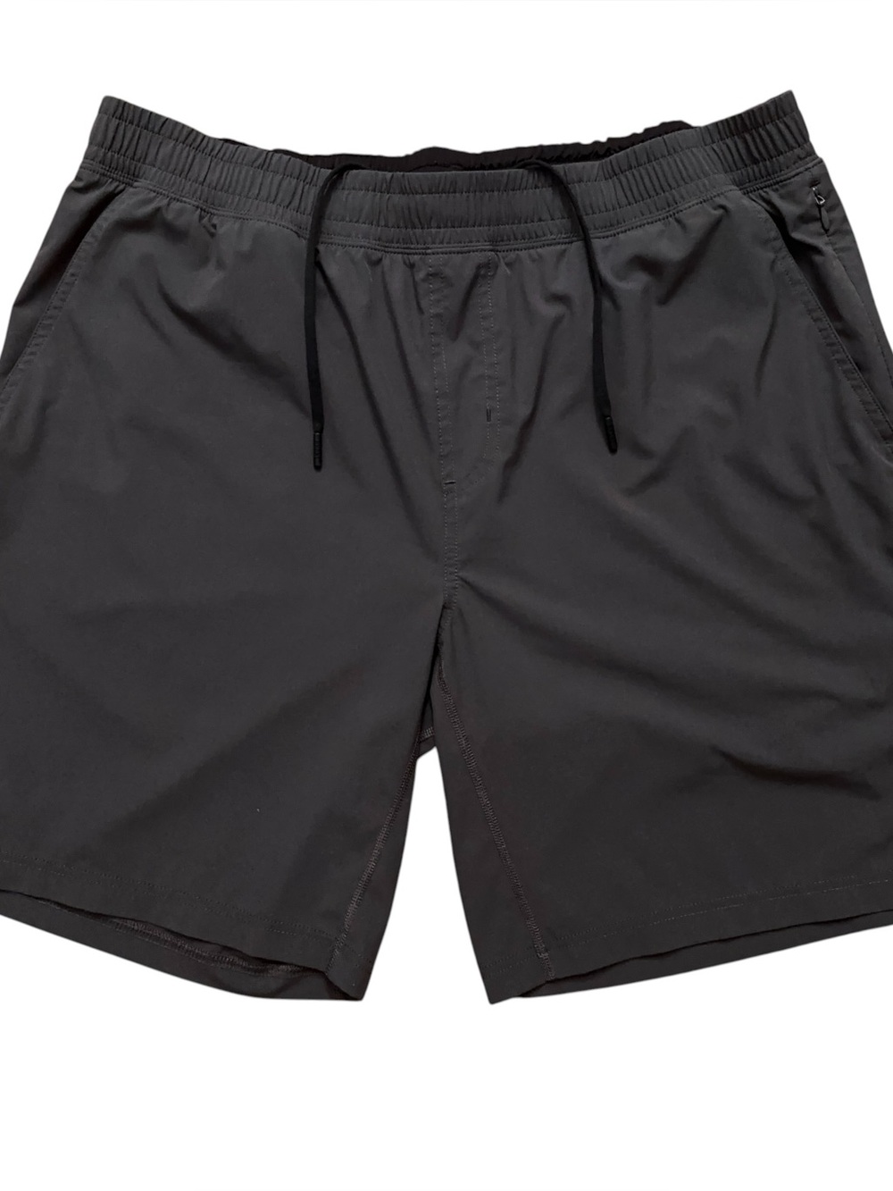 Rhone Mako Shorts Mens XL Unlined 9" Gym Running Performance Drawstring Gray